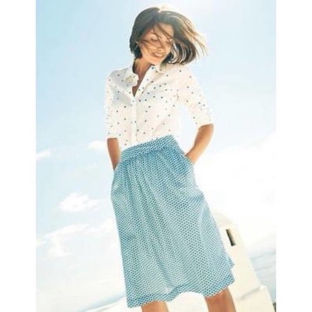 Boden apple print skirt size 4